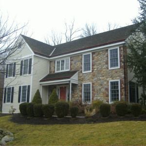 West Chester, PA home with a new roof installed by Porter Family Exteriors