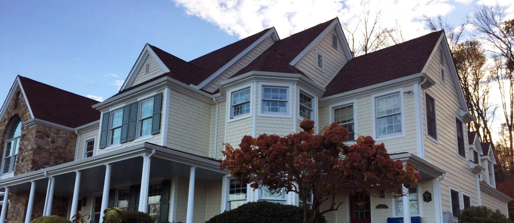 after updating the exterior cladding on the house