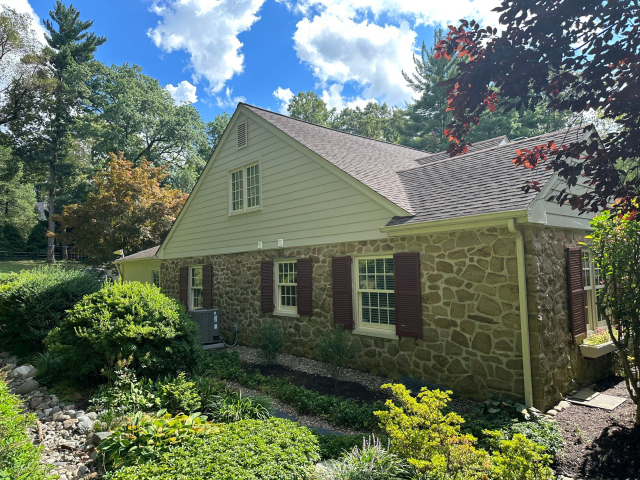 After Porter Family Exteriors installed James Hardie Siding on Jenkintown Home