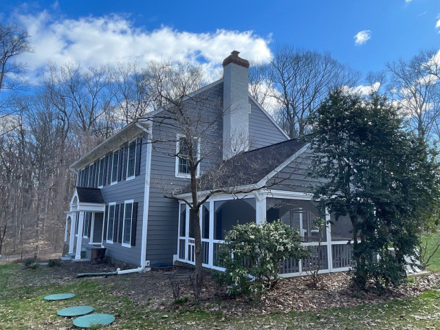 New siding and windows on Chester home