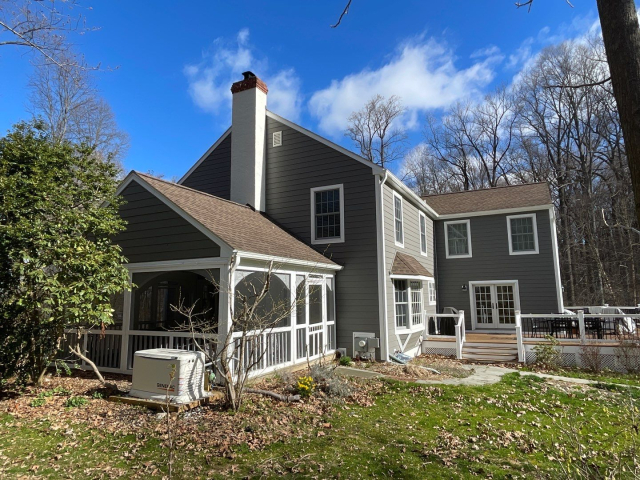 New siding and windows on Chester home