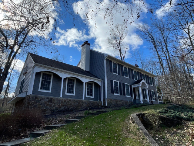 New siding and windows on Chester home