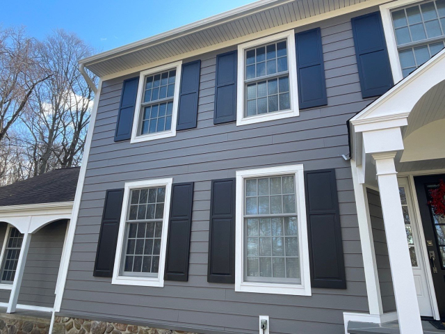 New siding and windows on Chester home