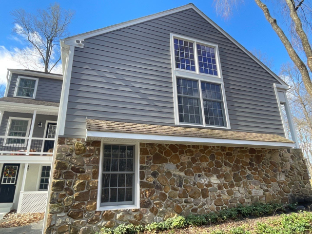 New siding and windows on Chester home