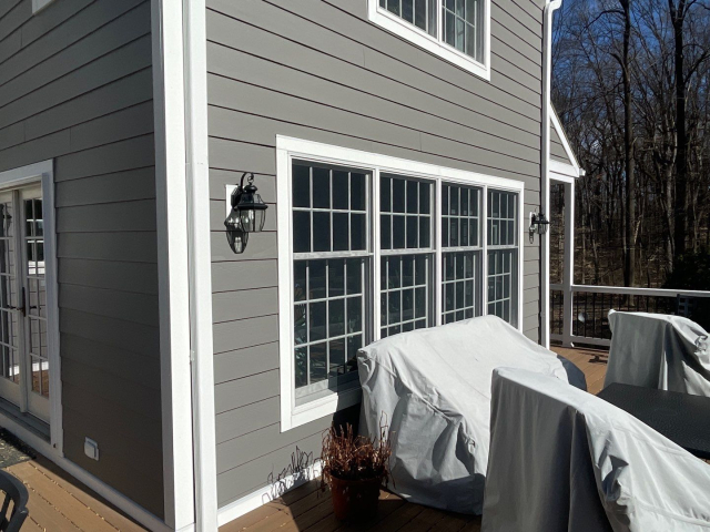 New siding and windows on Chester home