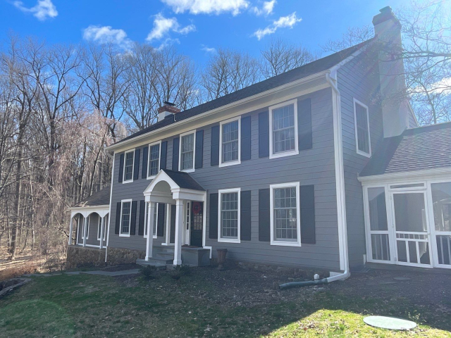 New siding and windows on Chester home