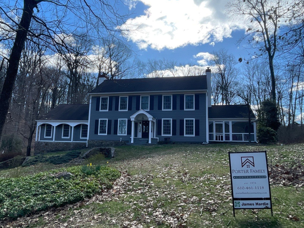 New siding and windows on Chester home