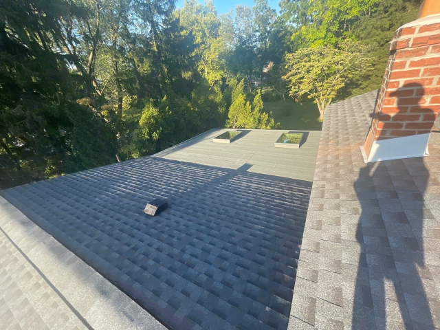 Dresher gaf roof replacement and chimney repairs