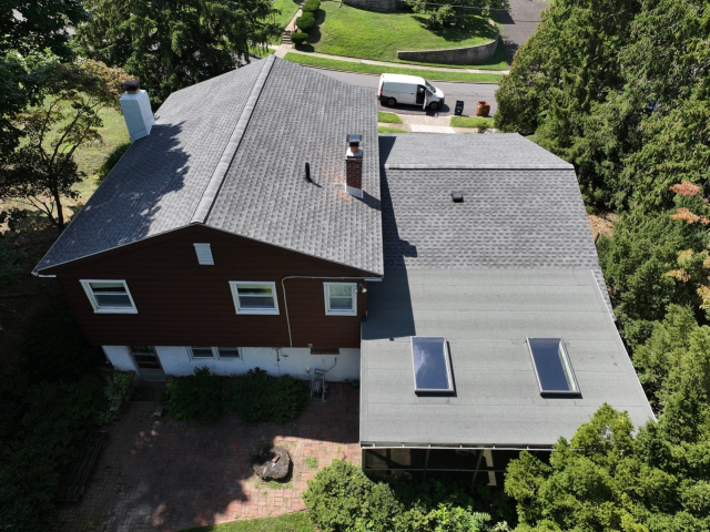 Dresher gaf roof replacement and chimney repairs