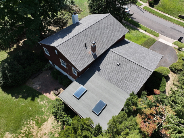 Dresher gaf roof replacement and chimney repairs