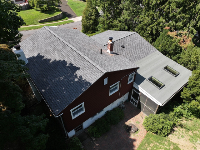 Dresher gaf roof replacement and chimney repairs