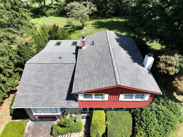 Dresher gaf roof replacement and chimney repairs