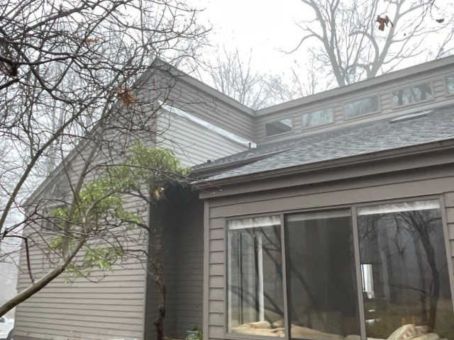 gaf asphalt roof installation gutter replacement princeton