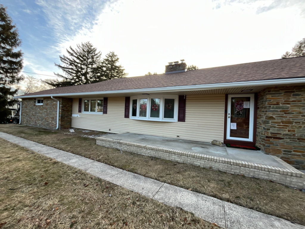 before ewing james hardie siding installation project