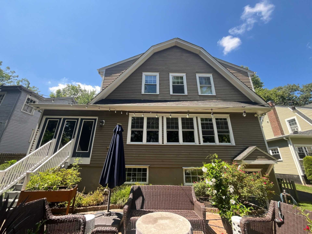 before haddonfield siding replacement dutch colonial home