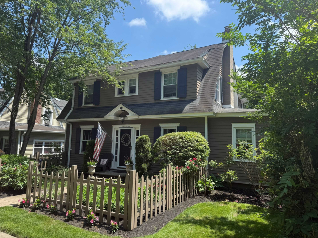 Before before haddonfield siding replacement dutch colonial home