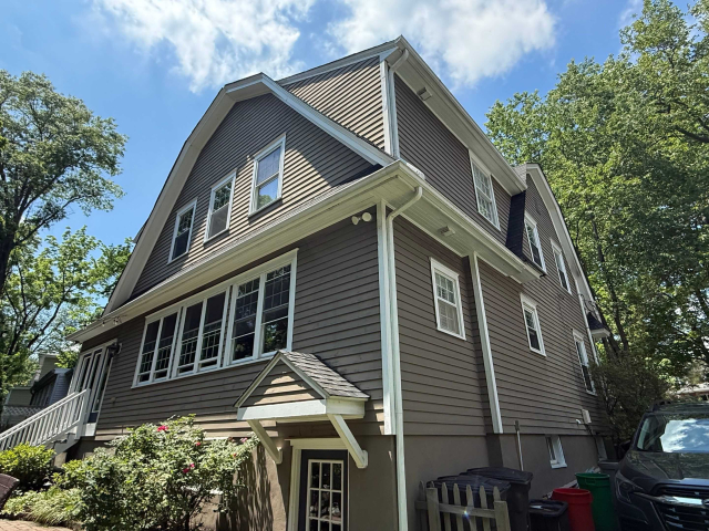 Before before haddonfield siding replacement dutch colonial home