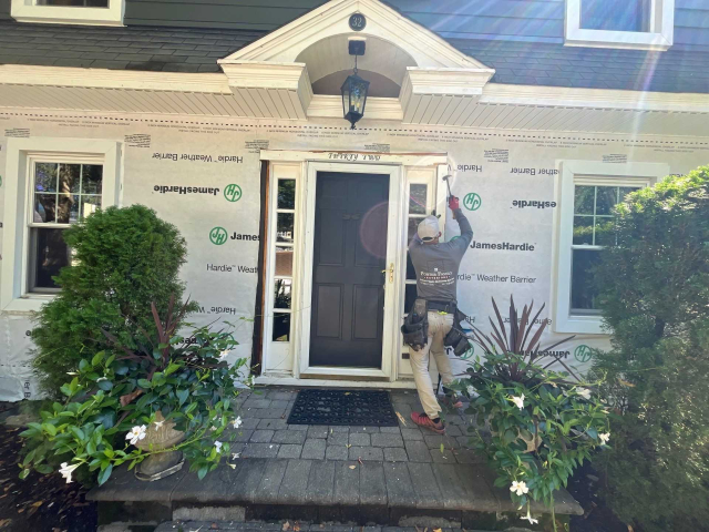 During during haddonfield siding replacement dutch colonial home