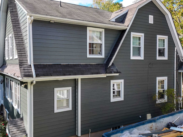 After haddonfield siding replacement dutch colonial home