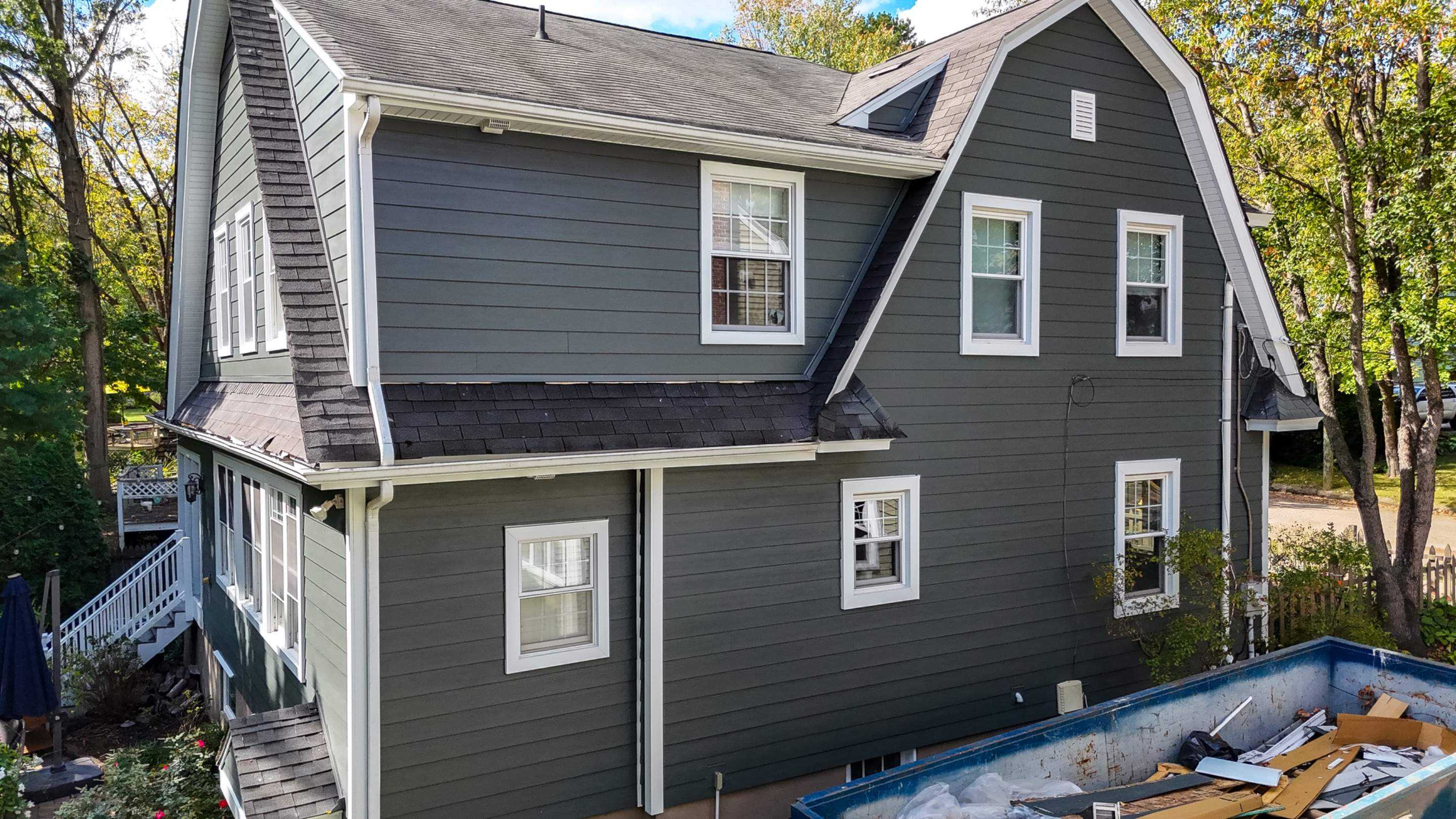 haddonfield siding replacement dutch colonial home