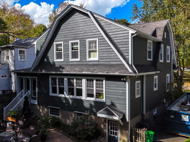After haddonfield siding replacement dutch colonial home